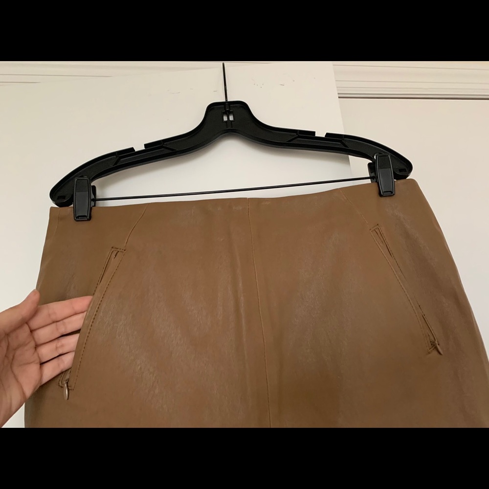 Faux Leather Talbots Skirt